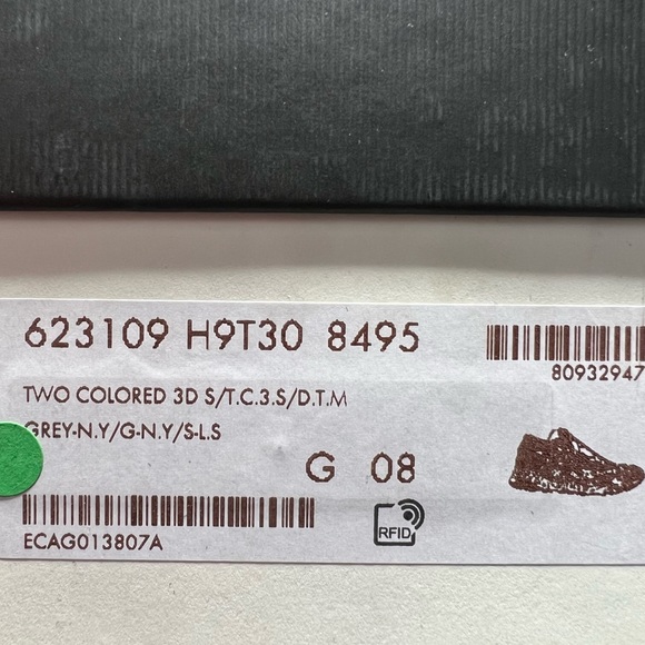 GUCCI Ultrapace R Low Top Sneakers Grey Neon Yellow - Picture 13 of 13